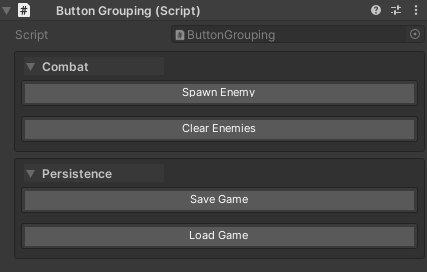 Button group folding/unfolding with smooth animation