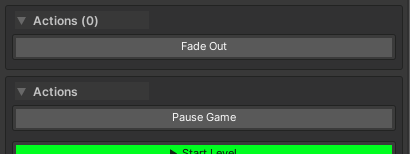 Button showing spinner while coroutine executes, then "Complete" status