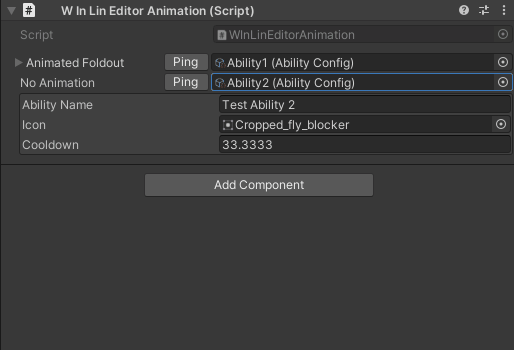 WInLineEditor foldout animation