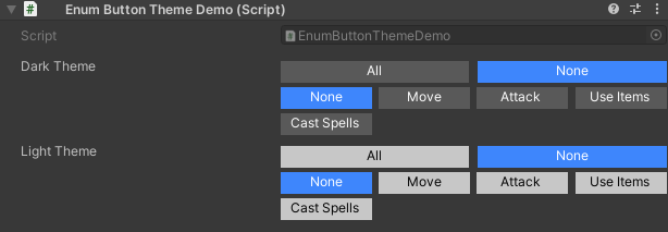 Toggle button themes